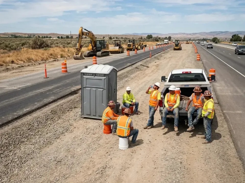 highway-road-construction-crew-007 — frequently asked questions, Porta Potty and Restroom Rentals in Coral Gables, FL